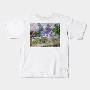 Houses at Auvers by Vincent van Gogh Kids T-Shirt